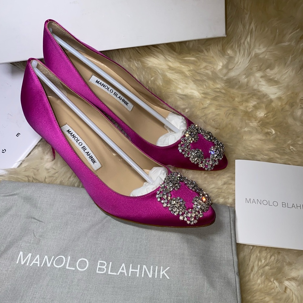 New authentic Manolo Blahnik hangisi pumps - Picture 4 of 14